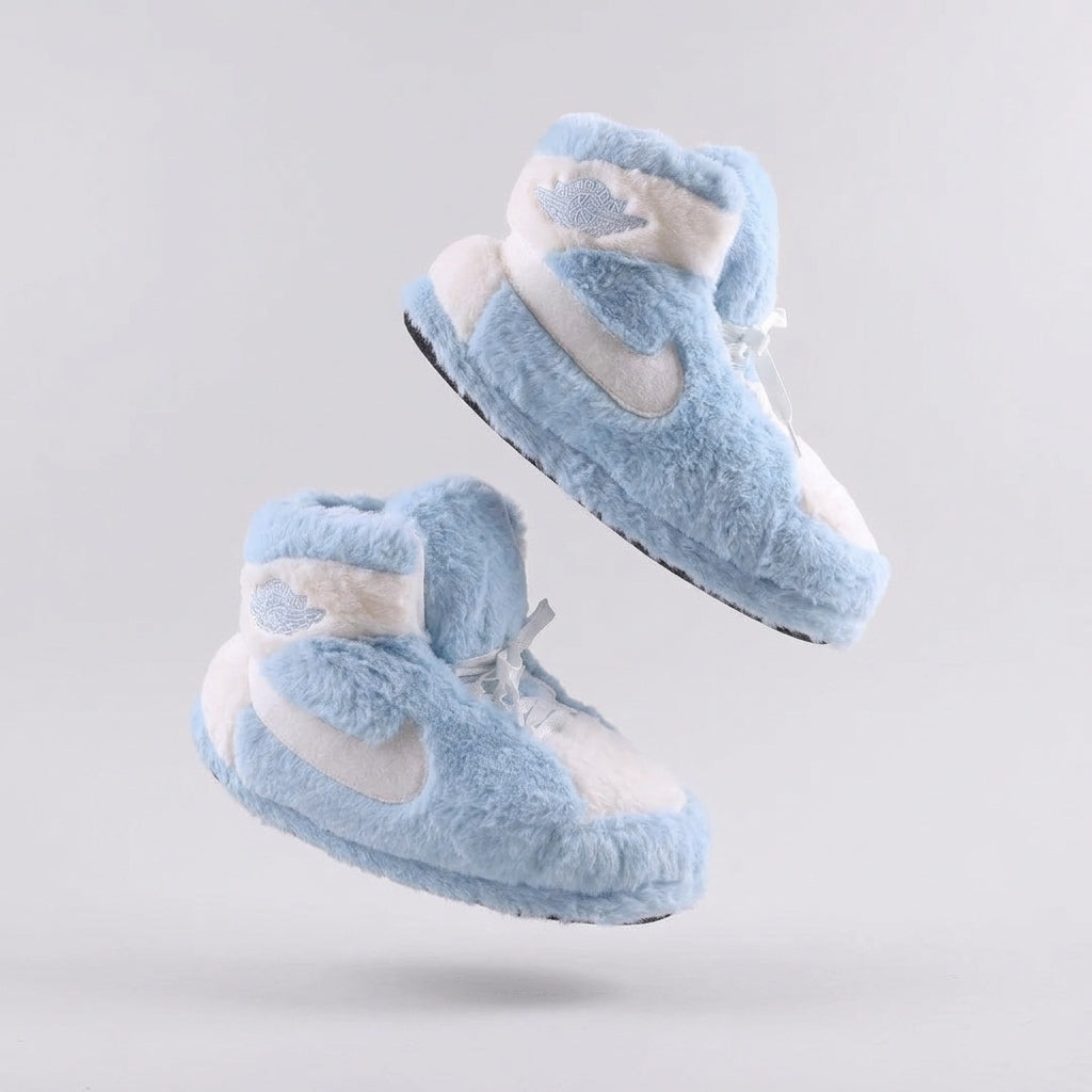 AJ 1 Retro Baby Blue Hi Top Trainer Sneaker Slippers
