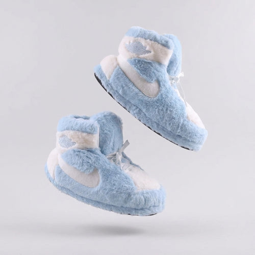 AJ 1 Retro Baby Blue Hi Top Trainer Sneaker Slippers