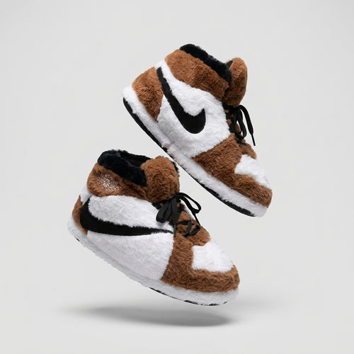 AJ 1 Brown Travis Retro Hi Top Slippers