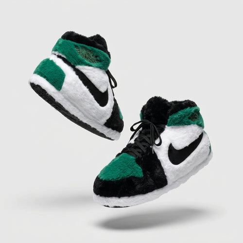 AJ 1 Green Retro Hi Top Trainer Sneaker Slippers