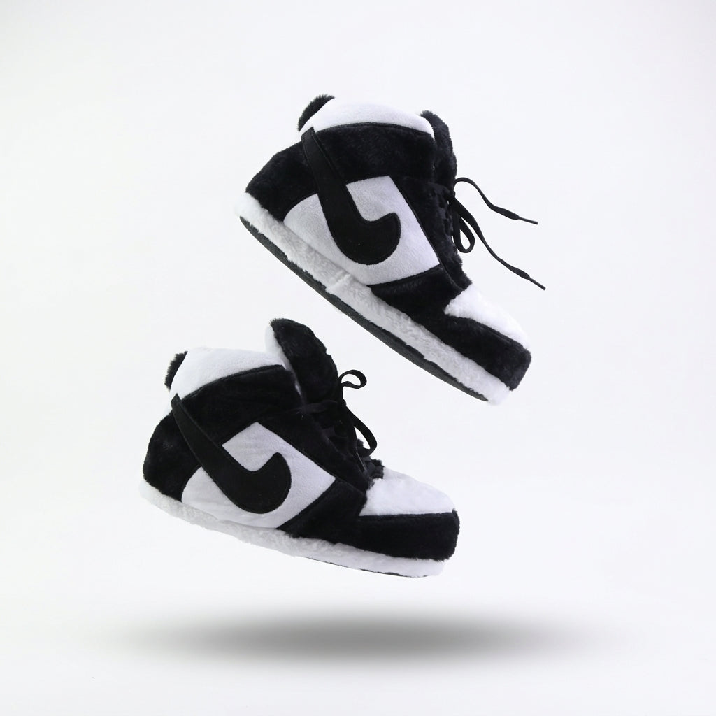 AJ 1 Black Retro Hi Top Trainer Sneaker Slippers