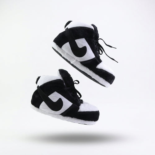 AJ 1 Black Retro Hi Top Trainer Sneaker Slippers