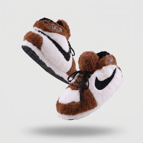 AJ 1 Brown Retro Hi Top Trainer Sneaker Slippers