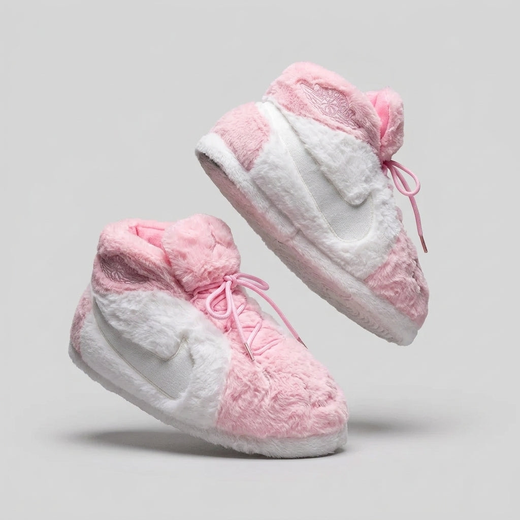 AJ 1 Retro Pink Hi Top Trainer Sneaker Slippers