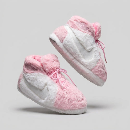 AJ 1 Retro Pink Hi Top Trainer Sneaker Slippers