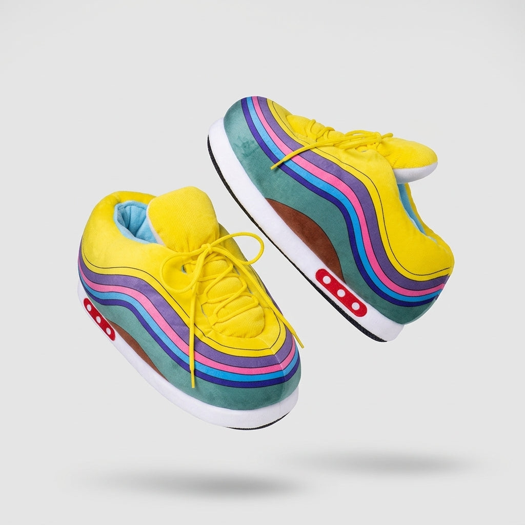 Max 97 Multi Colour Retro Unisex Trainer Sneaker Slippers