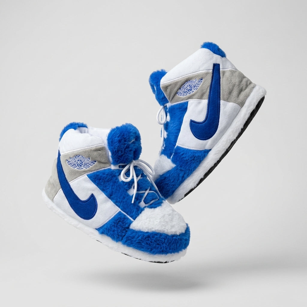 AJ 1 Blue Mist Retro Hi Top Trainer Sneaker Slippers