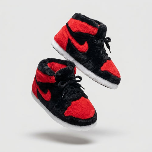 AJ 1 Retro Red Hi Top Trainer Sneaker Slippers