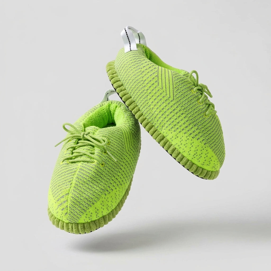 YZ Boost 350 V2 Reflective Luminous Green Trainer Sneaker Slippers