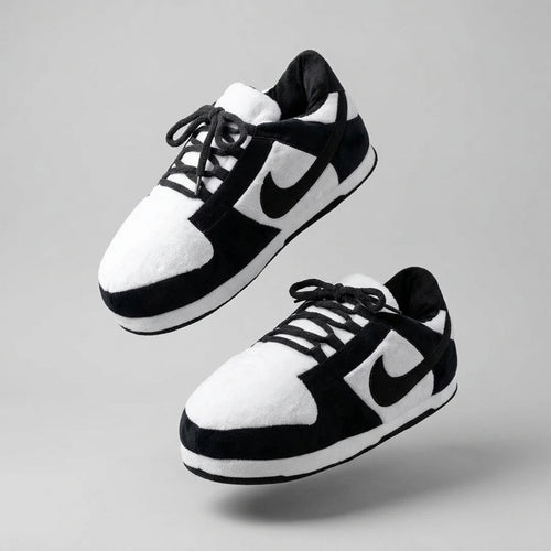 Black SB Dunks Retro Low Top Unisex Trainer Sneaker Slippers